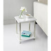 Fabulous Norsk White high gloss 3 Tier Corner Unit Perfect for your living room.