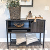 Farmhouse Sideboard Kitchen Buffet with Adjustable Shelves Cabinet Storage
