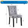 Velvet Dining Chairs Grey Knocker Back Chair Upholstered Office Chair Kitchen