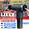 LCD Massage Gun Percussion Massager Muscle Relaxing Therapy Deep Tissue 4 Heads