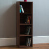 4 Tier Cube Bookcase Display Shelving Storage Unit Wooden Stand Shelves