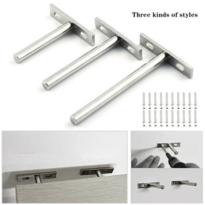 Floating Shelf Bracket Hidden Fixing Mount for Shelves Brackets Concealed 3-5in
