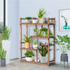 Anti-drop Sturdy Plant Stand Wood Flower Rack Indoor Garden Corner Display Shelf