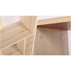 White 3 Level S Shape Storage Display Unit Bookcase Bookshelf Shelves Furniture