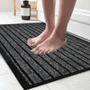 Non Slip Grey Rubber Mat Long Hallway Runner Barrier Doormat Large Washable Rugs