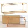 Metal Wire Shelf Unit Floating Shelf Room Kitchen Office Wal Mount Storage Rack