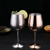 Large Stainless Steel Wine Glasses Unbreakable Metal Drink Cups 500ml Goblet Cup