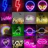 Neon Sign Light LED Wall Lights Art Decor Lamp for Kids Bedroom Home Bar Party