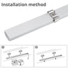 10X U-shape 1 Meter Aluminium Channel for LED Strip Light W/ Cover Profile 5050