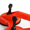 2 x Suction Cup TRIPLE Pad Lifter 100kg Sucker Plate Glass tile Mirror Lifter