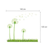 Glow in Dark Dandelion Wall Sticker Room Decoration Interior Paper Art