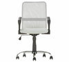 Grey Deluxe Mesh Back Height Adjustable Chair Home or Office Swivel Executive