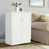 Shoe Cloth Storage Cabinet Cupboard Footwear Rack Stand Wood Sideboard Organizer