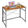 UK Foldable Computer Desk Folding Laptop PC Table Home Office Study Writing Desk
