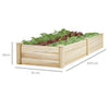 8FT Extra Long Raised Garden Bed Wooden Vegetable/Flow