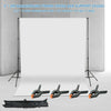 Adjustable Photo Backdrop Support Stand Kit Studio Background White Screen + Bag