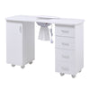 Manicure Nail Table Nail Art Beauty Technician Desk Workstation w/Dust Collector