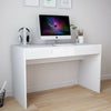 White Home Office Desk Computer PC Laptop Workstation Study Table w/ 2 Drawers