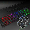 LED RGB Backlight Mechanical Keyboard USB Wired Gaming For PC Computer Laptop UK