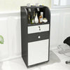 Bedside Table Drawer Cabinet Bedroom Furniture Nightstand Salon Storage Shelf