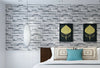 Wall Paper Roll Rustic Brick Effect Living Room Texture Embossed Wallpaper