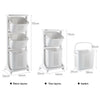 4 Wheeled Multi Purpose 2/3 Tier Laundry Hamper Basket Storage Cart Organiser