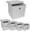 Foldable Storage Square Collapsible Boxes Folding Cubes Toy Books Office Clothes