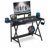 Computer PC Desk Gaming Desk Writing Workstion Study Table with Hutch