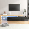 LED TV Stand Cabinet Unit Modern High Gloss 197cm Entertainment Unit Cabinet HT