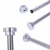 Adjust Telescopic Shower Curtain Rail Extendable 125-220cm Pole Rod Bath Chrome