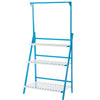 3 Tier Folding Wood Plant Stand Flowerpot Hanging Holder Step Rack Display Shelf