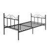Single Bed Solid 3ft Metal Beds Frame Bedstead Base with Large Storage Space New