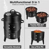 Smoker BBQ Grill Charcoal Barbecue Garden Outdoor Patio Camping Cooking Firepit