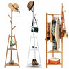 Coat Stand Clothes Wooden Storage Shelves Hats Freestanding Hallway Bedroom