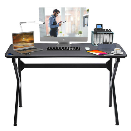110cm Gaming Desk PC Table Headphone Hook Ergonomic Office Home Study Writing UK