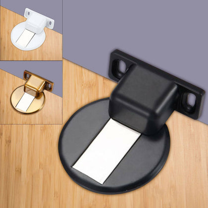 Premium Magnetic Stainless Steel Door Stop Stopper Holder Hidden Catch Holder