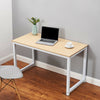 120 x 60cm Computer Desk PC Writing Study Table Office Home Wooden+ Metal