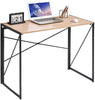 Folding Computer Desk No-Assembly Study Desk Writing Table Home Office Miami