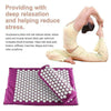 Acupressure Mat Massage Pillow Pain Stress Relief Therapy Shaki Sit Lying Mats