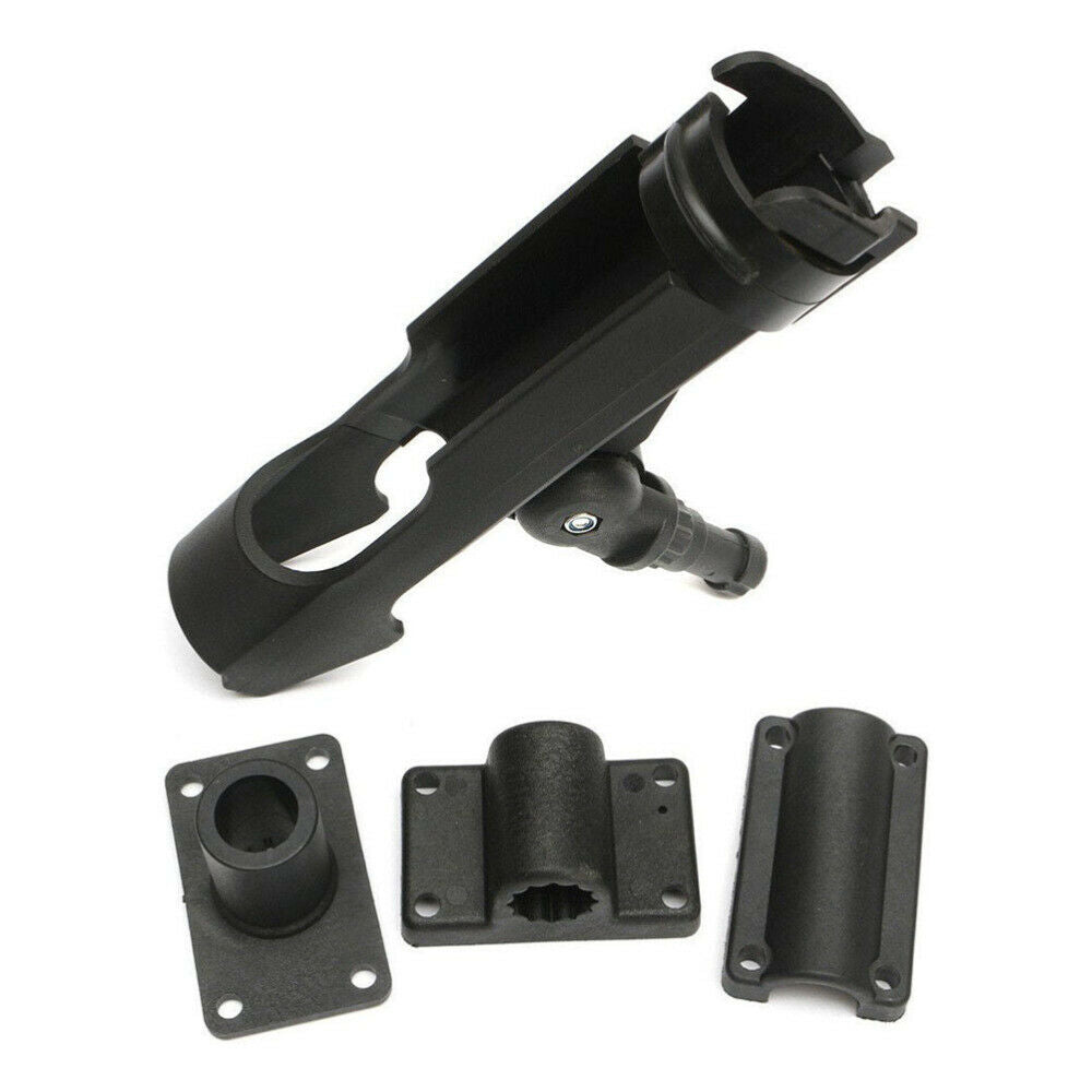 2PCS Fishing Rod Holder Adjustable 360 Degree Rack Stand For Boat Kayak Yacht A
