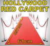 15ft Hollywood Party VIP Red Carpet Floor Runner Prom Birthday Prop Decoration