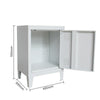Metal Locker Table Storage Bedside Table Cabinet Bedroom Lamp End Side Table NEW
