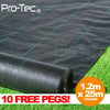 1,2,3,4m,wide 100gsm Weed Control Fabric Ground Cover Membrane Garden Landscape
