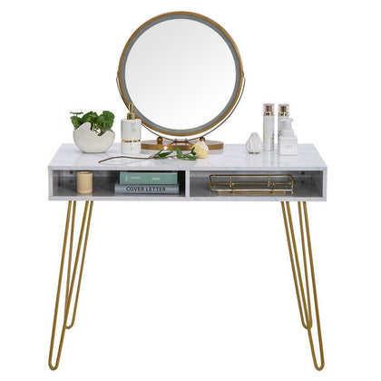 Computer Desk Marble Dressing Table Home Office Writing PC Table Dressing Table
