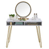 Computer Desk Marble Dressing Table Home Office Writing PC Table Dressing Table