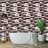 Self-Adhesive 3D Mosaic Brick Wall Tile Sticker Kitchen Bathroom Wallpaper Decal