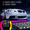 4x RGB LED Under Car Light Strip Underglow Body Neon Lamp Kit Phone App Control