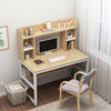 Corner Computer Desk PC Study Table Home Office Workstation With Bookshelves NEW