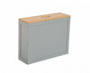 Shaker Slimline MDF Multi-purpose Bathroom Storage Unit, Grey 49.5 x 16 x 40cm