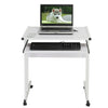 Home Office Computer Desk Study PC Writing Table Workstation Shelf Furniture UK